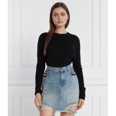 Pinko Sweter Regular Fit z dodatkiem wełny i kaszmiru czarny S Pinko Sweter Regular Fit z dodatkiem wełny i kaszmiru czarny S