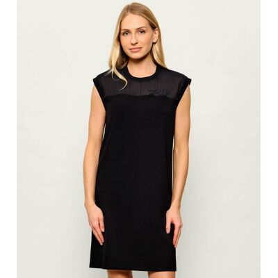 Karl Lagerfeld Sukienka Signature czarny S Karl Lagerfeld Sukienka Signature czarny S