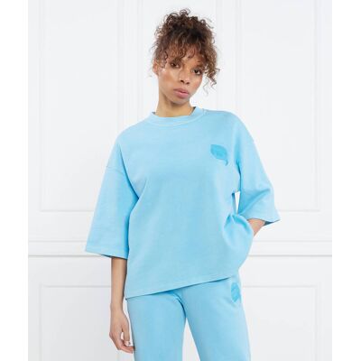Karl Lagerfeld Bluza ikonik 2.0 tonal Relaxed fit niebieski XS Karl Lagerfeld Bluza ikonik 2.0 tonal Relaxed fit niebieski XS