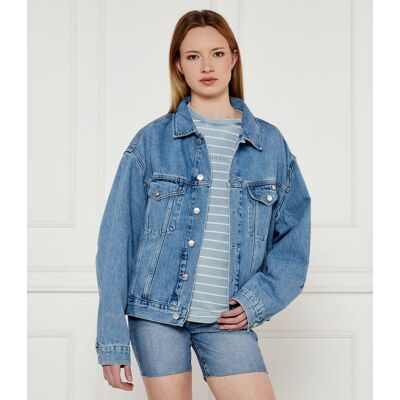 Calvin Klein Jeans Kurtka jeansowa Loose fit niebieski M Calvin Klein Jeans Kurtka jeansowa Loose fit niebieski M