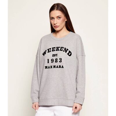 Weekend MaxMara Bluza WKDGOMMOSO Oversize fit szary L Weekend MaxMara Bluza WKDGOMMOSO Oversize fit szary L