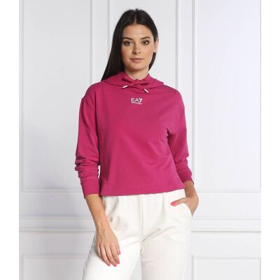 EA7 Bluza Regular Fit fuksja XL EA7 Bluza Regular Fit fuksja XL