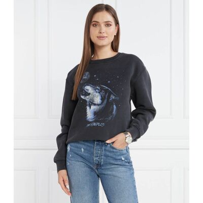 The Kooples Bluza Regular Fit popielaty 38 The Kooples Bluza Regular Fit popielaty 38