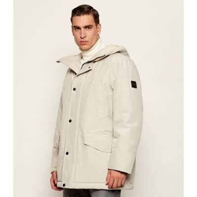 Boss ORANGE Parka Osiass1 Relaxed fit beżowy 54 Boss ORANGE Parka Osiass1 Relaxed fit beżowy 54