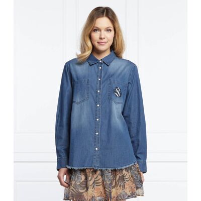 Silvian Heach Koszula Regular Fit granatowy 36 Silvian Heach Koszula Regular Fit granatowy 36