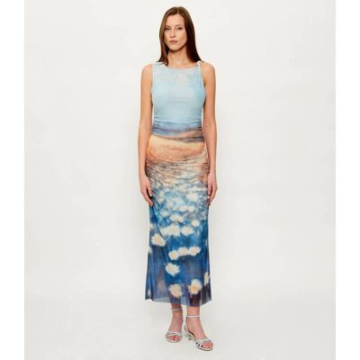 Desigual Tiulowa sukienka VERMONT multikolor XS Desigual Tiulowa sukienka VERMONT multikolor XS