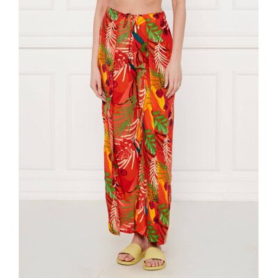 Desigual Spodnie BAHAMAS flare fit pomarańczowy XL Desigual Spodnie BAHAMAS flare fit pomarańczowy XL