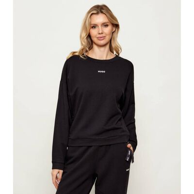 Hugo Bodywear Bluza 10277497 Loose fit czarny S Hugo Bodywear Bluza 10277497 Loose fit czarny S
