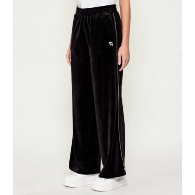 Karl Lagerfeld Spodnie dresowe Ikon Loose fit czarny M Karl Lagerfeld Spodnie dresowe Ikon Loose fit czarny M