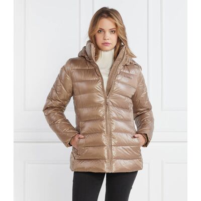 Calvin Klein Kurtka ESS BELTED PADDED LW Regular Fit brązowy XL Calvin Klein Kurtka ESS BELTED PADDED LW Regular Fit brązowy XL