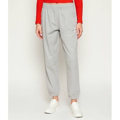 Calvin Klein Jeans Spodnie dresowe Regular Fit szary M Calvin Klein Jeans Spodnie dresowe Regular Fit szary M