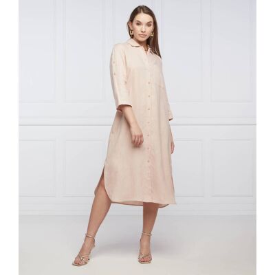 RIANI Lniana sukienka kremowy 36 RIANI Lniana sukienka kremowy 36