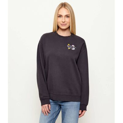 HUGO Bluza Classic crew_7 Oversize fit czarny M HUGO Bluza Classic crew_7 Oversize fit czarny M