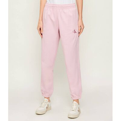 Calvin Klein Jeans Spodnie dresowe Regular Fit różowy M Calvin Klein Jeans Spodnie dresowe Regular Fit różowy M