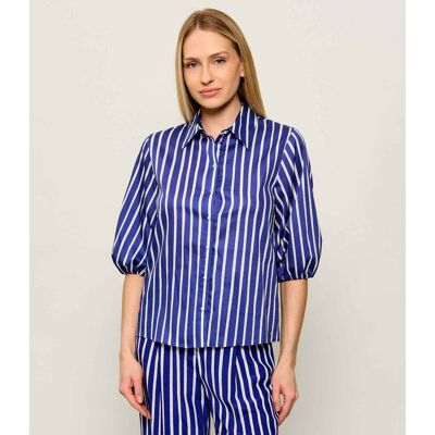 Marc Cain Koszula Loose fit granatowy 40 Marc Cain Koszula Loose fit granatowy 40