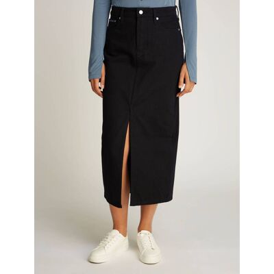 Calvin Klein Jeans Jeansowa spódnica czarny 27 Calvin Klein Jeans Jeansowa spódnica czarny 27