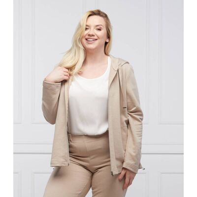 Persona by Marina Rinaldi Bluza OIL Plus size Regular Fit beżowy 38/40 Persona by Marina Rinaldi Bluza OIL Plus size Regular Fit beżowy 38/40