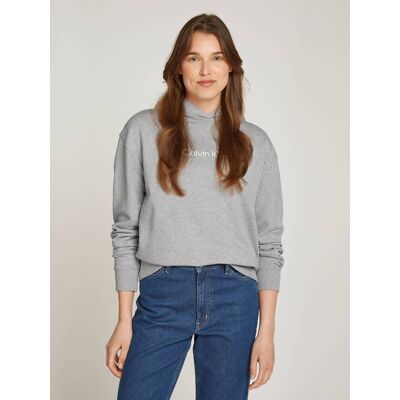 Calvin Klein Bluza Regular Fit szary S Calvin Klein Bluza Regular Fit szary S