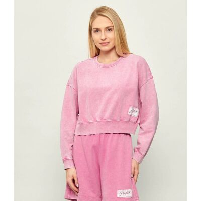 Pinko Bluza LAVACOURT Loose fit różowy S Pinko Bluza LAVACOURT Loose fit różowy S