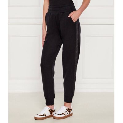 Guess Spodnie dresowe NEW VICTOIRE Regular Fit czarny XS Guess Spodnie dresowe NEW VICTOIRE Regular Fit czarny XS