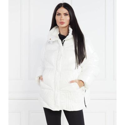 Pinko Puchowa kurtka Regular Fit biały M Pinko Puchowa kurtka Regular Fit biały M