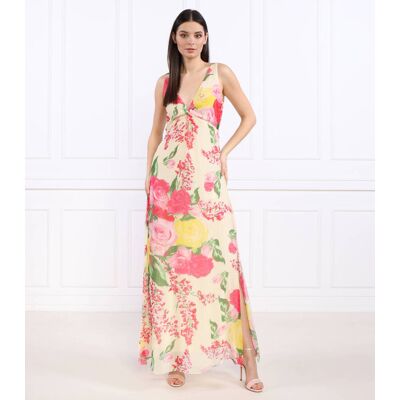 BluGirl Blumarine Sukienka z dodatkiem jedwabiu multikolor 36 BluGirl Blumarine Sukienka z dodatkiem jedwabiu multikolor 36