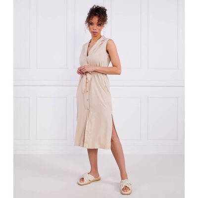 Pepe Jeans London Sukienka MAGGIE beżowy XS Pepe Jeans London Sukienka MAGGIE beżowy XS