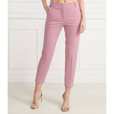 Pinko Spodnie cygaretki Bello Slim Fit różowy 42 Pinko Spodnie cygaretki Bello Slim Fit różowy 42