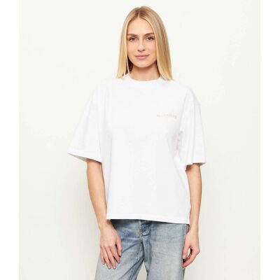 AllSaints T-shirt TEMPUS AMELIE Oversize fit biały L AllSaints T-shirt TEMPUS AMELIE Oversize fit biały L
