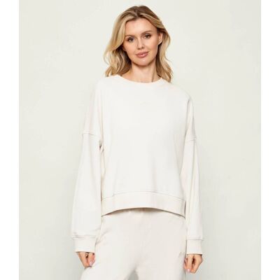 Boss ORANGE Bluza C_Ever Relaxed fit beżowy S Boss ORANGE Bluza C_Ever Relaxed fit beżowy S