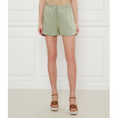 Guess Szorty CAMILLE TAILOR Regular Fit zielony XL Guess Szorty CAMILLE TAILOR Regular Fit zielony XL