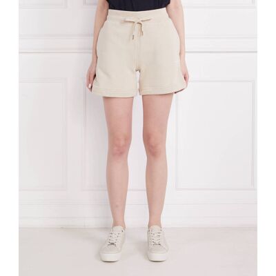 Tommy Hilfiger Szorty 1985 MINI CORP LOGO TERRY SHORTS Regular Fit beżowy M Tommy Hilfiger Szorty 1985 MINI CORP LOGO TERRY SHORTS Regular Fit beżowy M
