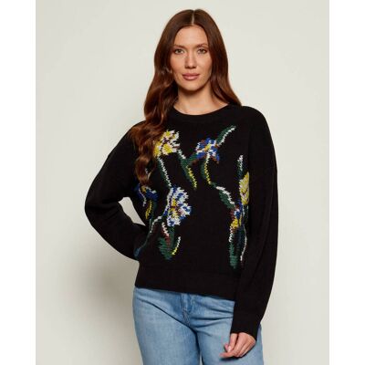 Desigual Sweter COOPER Regular Fit czarny S Desigual Sweter COOPER Regular Fit czarny S