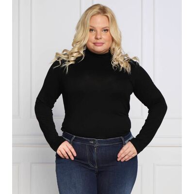 Persona by Marina Rinaldi Sweter ZAR plus size Regular Fit czarny 38/40 Persona by Marina Rinaldi Sweter ZAR plus size Regular Fit czarny 38/40