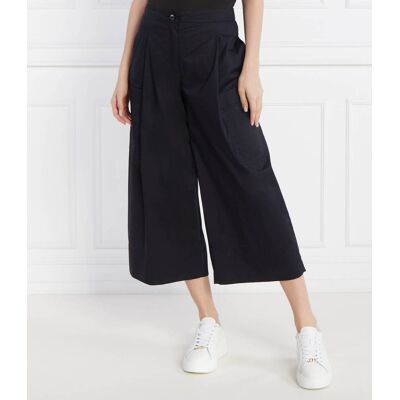 Marc Cain Spodnie WARIN flare fit high waist czarny 42 Marc Cain Spodnie WARIN flare fit high waist czarny 42