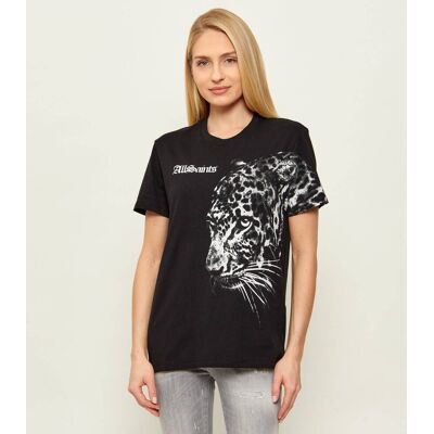 AllSaints T-shirt ZAYA Relaxed fit czarny L AllSaints T-shirt ZAYA Relaxed fit czarny L