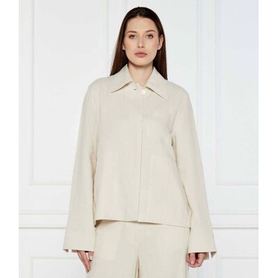 Marc O' Polo Lniana koszula Oversize fit beżowy 36 Marc O' Polo Lniana koszula Oversize fit beżowy 36
