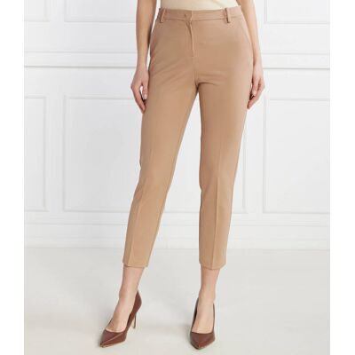 Pinko Spodnie cygaretki Bello Slim Fit brązowy 36 Pinko Spodnie cygaretki Bello Slim Fit brązowy 36