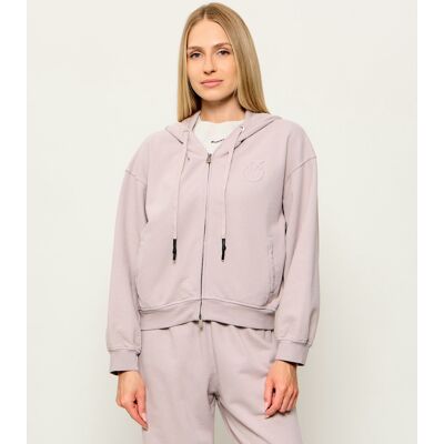 Pinko Bluza Malizioso Relaxed fit pudrowy róż L Pinko Bluza Malizioso Relaxed fit pudrowy róż L