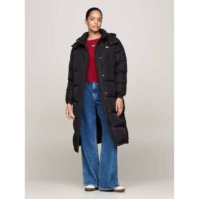 Tommy Jeans Puchowy płaszcz ALASKA czarny L Tommy Jeans Puchowy płaszcz ALASKA czarny L