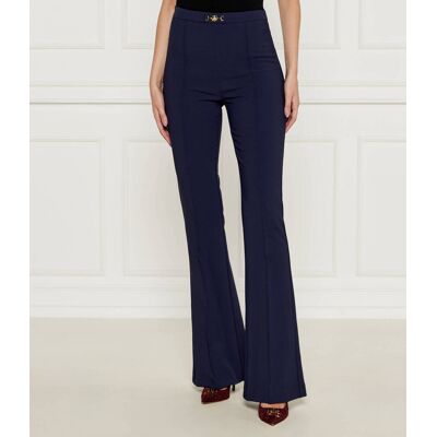 Elisabetta Franchi Spodnie flare fit fioletowy 44 Elisabetta Franchi Spodnie flare fit fioletowy 44