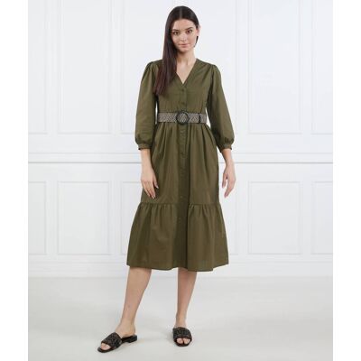Liu Jo Sukienka z paskiem khaki 40 Liu Jo Sukienka z paskiem khaki 40