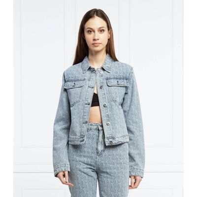 Twinset Actitude Kurtka jeansowa Regular Fit niebieski XS Twinset Actitude Kurtka jeansowa Regular Fit niebieski XS