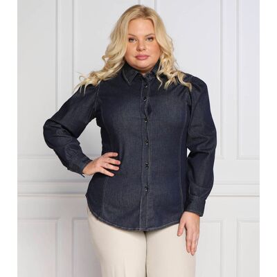 Persona by Marina Rinaldi Koszula BOLZANO Plus size Regular Fit granatowy 40 Persona by Marina Rinaldi Koszula BOLZANO Plus size Regular Fit granatowy 40