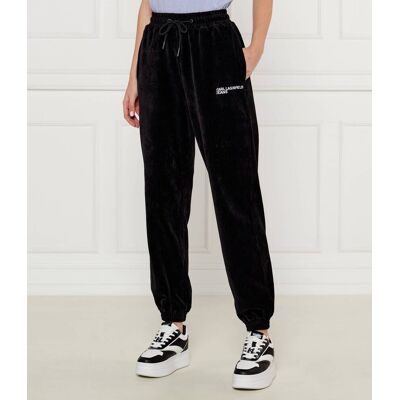Karl Lagerfeld Jeans Spodnie dresowe Loose fit czarny M Karl Lagerfeld Jeans Spodnie dresowe Loose fit czarny M