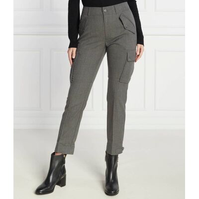 Polo Ralph Lauren LAUREN RALPH LAUREN Wełniane spodnie cargo Skinny fit grafitowy XXL Polo Ralph Lauren LAUREN RALPH LAUREN Wełniane spodnie cargo Skinny fit grafitowy XXL