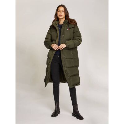 Tommy Jeans Puchowy płaszcz ALASKA khaki S Tommy Jeans Puchowy płaszcz ALASKA khaki S