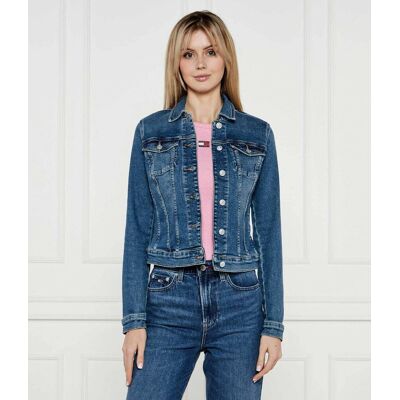 Tommy Jeans Kurtka jeansowa Vivianne Regular Fit niebieski S Tommy Jeans Kurtka jeansowa Vivianne Regular Fit niebieski S