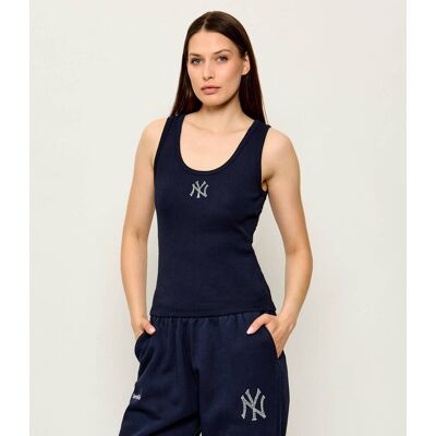 Sporty&Rich; Top Yankees Krystal Slim Fit granatowy M Sporty&Rich; Top Yankees Krystal Slim Fit granatowy M