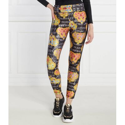 Versace Jeans Couture Legginsy Slim Fit czarny 34 Versace Jeans Couture Legginsy Slim Fit czarny 34